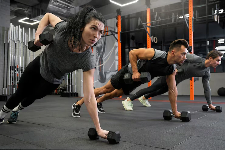 people-working-out-indoors-together-with-dumbbells_23-2149175410